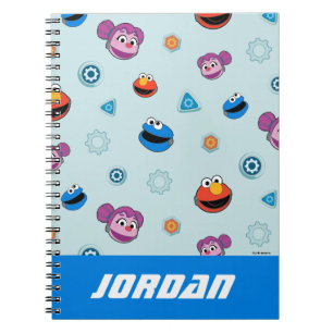 Caderno Espiral Rua Sésamo Construção Mecha Adicionar nome