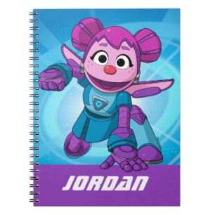 Caderno Espiral Rua Sésamo Mecha Builders Abby Adicionar nome