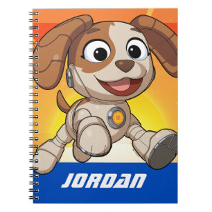 Caderno Espiral Rua Sésamo Mecha Builders Tango Adicionar nome