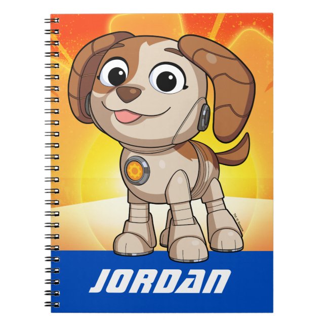 Caderno Espiral Rua Sésamo | Mecha Builders Tango | Adicionar nome (Frente)