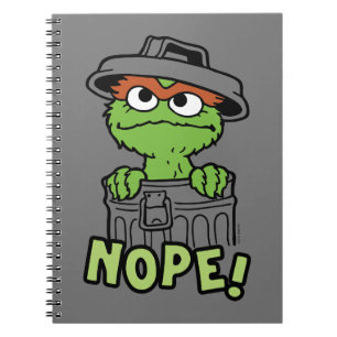 Caderno Espiral Rua Sésamo Oscar, o Grouch Nope!