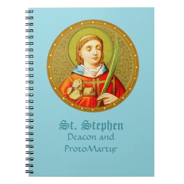 Caderno Espiral Rua. Stephen (SNV 26) (Imagem redonda) (Frente)
