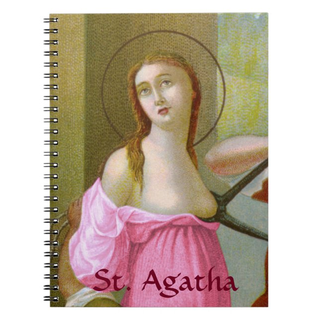 Caderno Espiral Ruas rosa. Agatha (M 003) (Frente)