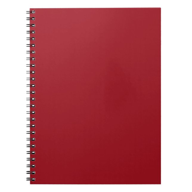 Caderno Espiral Ruby Red Bold Color Design (Frente)
