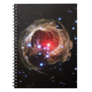 Caderno Espiral Ruby Red Supergiant Star Dust