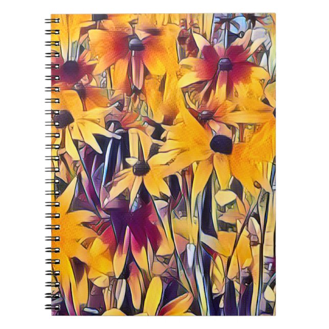 CADERNO ESPIRAL RUDBECKIAS (Frente)