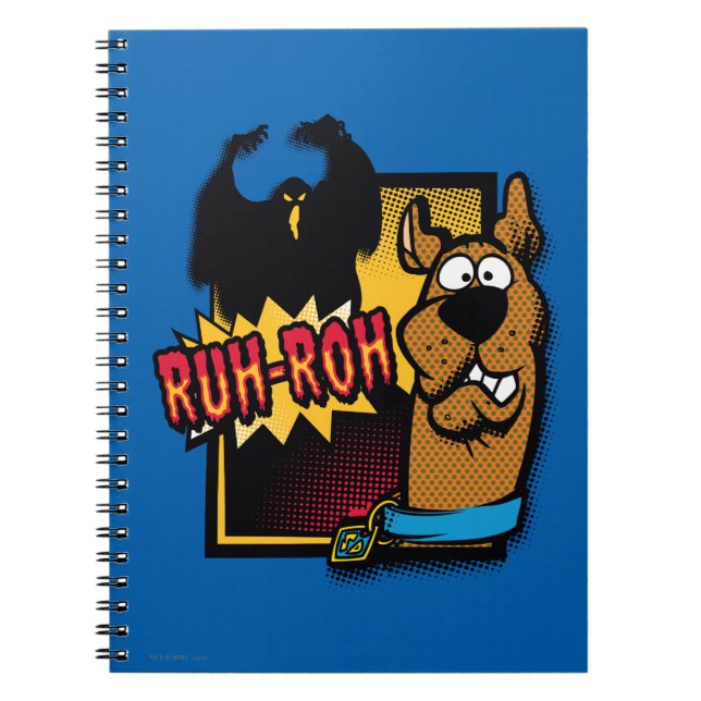 Caderno Espiral Ruh-Roh Scooby-Doo e um Fantasma (Frente)