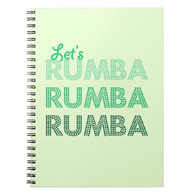 Caderno Espiral Rumba de vamos (Frente)