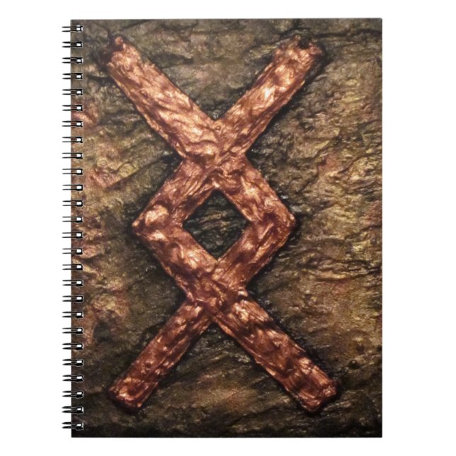 Caderno Espiral Rune Inguz (Frente)