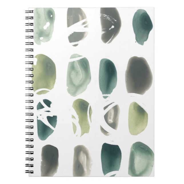 Caderno Espiral Rune Stone - Verde (Frente)