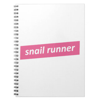 Caderno Espiral Runner Snail, Runners Lentos