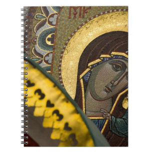 Caderno Espiral Rússia, Moscou, Praça Vermelha. Nossa Senhora de K