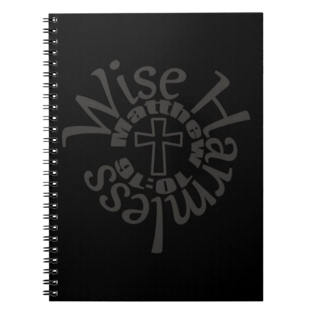 Caderno Espiral Sábios E Sem Prejuízo - Escrituras De Sabedoria Di (Frente)