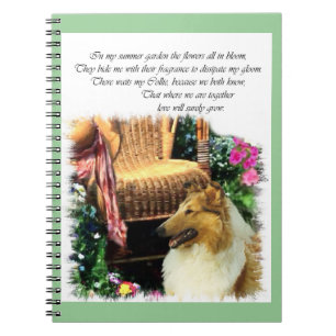 Caderno Espiral Sable Rough Collie Onde O Amor Cresce