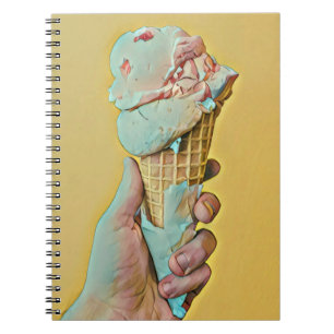 Caderno Espiral Sabor sorvete