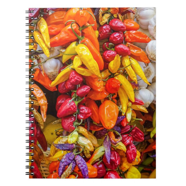 Caderno Espiral Sabores mediterrânicos (Frente)