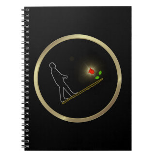 Caderno Espiral Saco de presente arte minimalista
