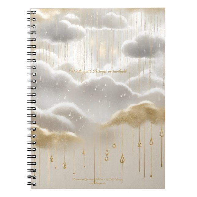 Caderno Espiral Sacred Rainlight Clouds Journal (Frente)