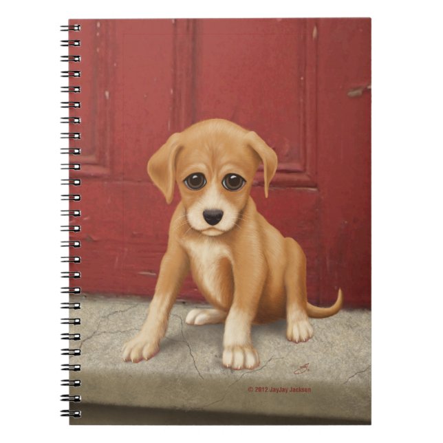 Caderno Espiral Sad Puppy (Frente)
