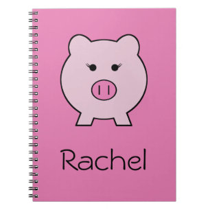 Caderno Espiral Sadie o rosa - Garota linda Kawaii