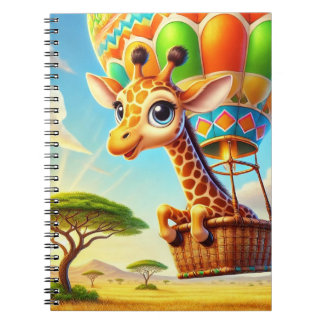 Caderno Espiral Safári no Céu