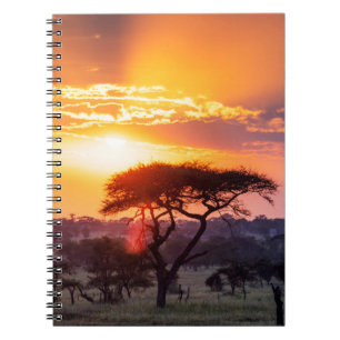 Caderno Espiral Safari no Parque Nacional Serengeti
