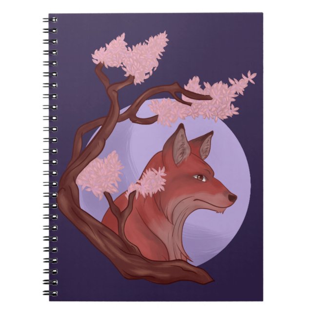 Caderno Espiral Sakura Fox (Frente)