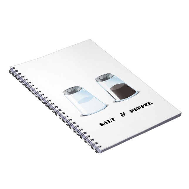 Caderno Espiral Sal e Pimenta (Lado Direito)