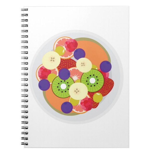 Caderno Espiral Salada de Frutas (Frente)