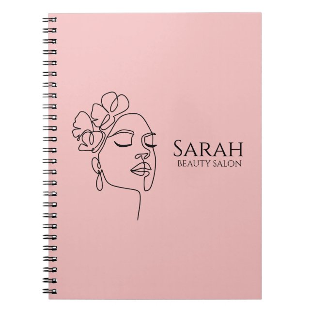 Caderno Espiral Salão de beleza (Frente)