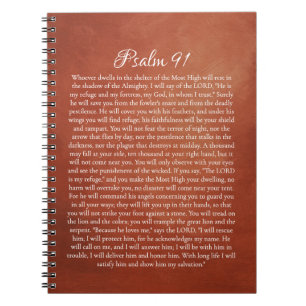 Caderno Espiral Salmo 91 para Proteção