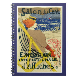 Caderno Espiral Salon des Cent ~ Exposition Internationale