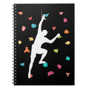 Caderno Espiral Salto de Homens de Escalada Gratuitos
