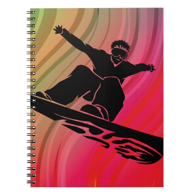 Caderno Espiral Salto de Neve (Frente)