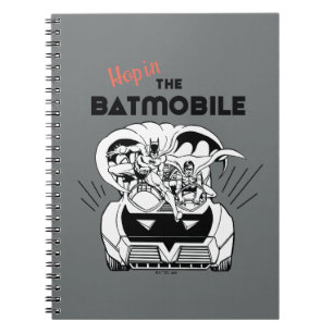 Caderno Espiral Salto no Batmobile