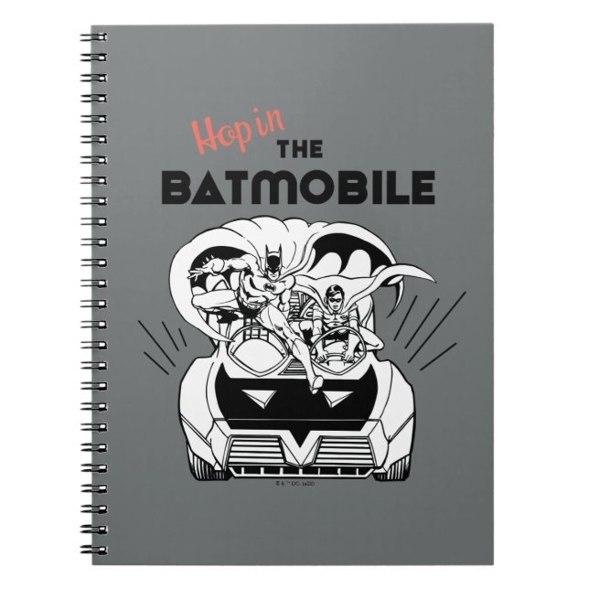 Caderno Espiral Salto no Batmobile (Frente)