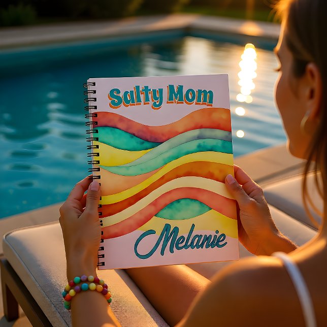 Caderno Espiral Salty Mom Cool Summer  (Criador carregado)