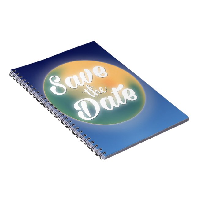 Caderno Espiral Salve a Data Lua Mágica (Lado Direito)