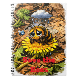 Caderno Espiral Salve as Abelhas