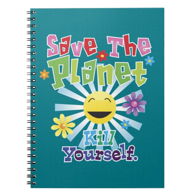 Caderno Espiral Salve O Planeta! Matar (Frente)