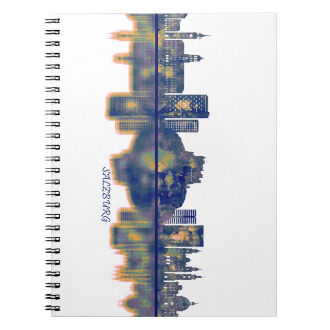 Caderno Espiral Salzburg Skyline (Frente)