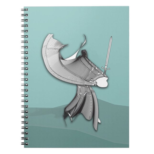 Caderno Espiral Samurai digital (Frente)