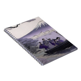 Caderno Espiral Samurai Notebook Mount Fuji Japanese Art