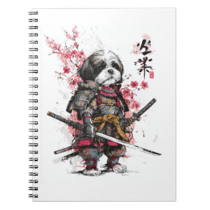 Caderno Espiral Samurai Shih Tzu � Cão Guerreiro Épico