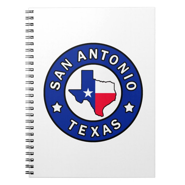 Caderno Espiral San Antonio Texas (Frente)