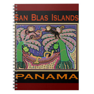 Caderno Espiral San Blas Islands Panama Mola