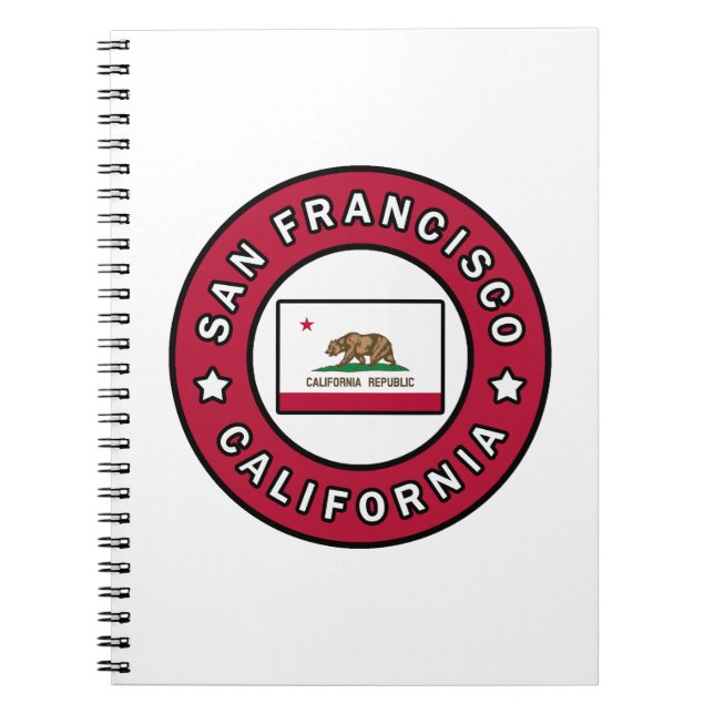 Caderno Espiral San Francisco Califórnia (Frente)