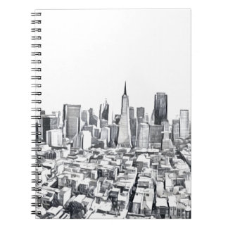 Caderno Espiral San Francisco legal SF Citiscape