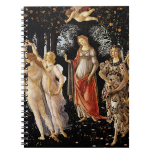 Caderno Espiral Sandro Botticelli - La Primavera