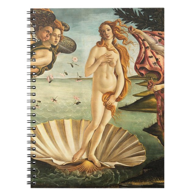 Caderno Espiral Sandro Botticelli Nascimento De Vênus (Frente)